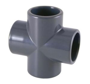 Croix pvc plomberie piscine