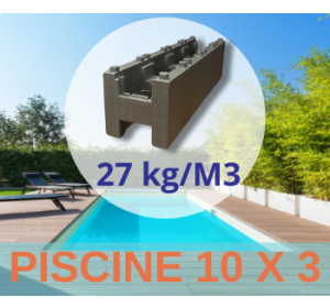 Kit construction piscine 10*3