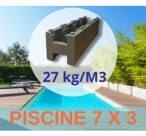 Kit construction piscine 7*3