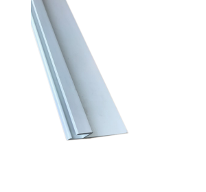 Rail d'accrochage PVC horizontal droit 90 mm - barre de 2 M