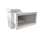 skimmer piscine blanc