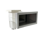 skimmer piscine gris