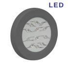 Projecteur gris piscine LED - Blanc