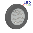 Projecteur gris anthracite piscine LED - couleurs