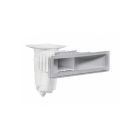 skimmer piscine extra plat gris